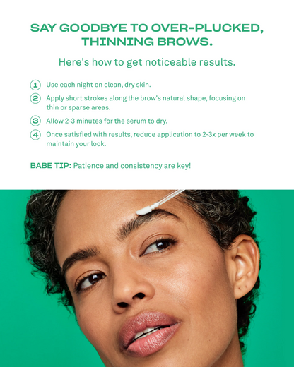 Amplifying Brow Serum(3 Month Supply 3 mL)
